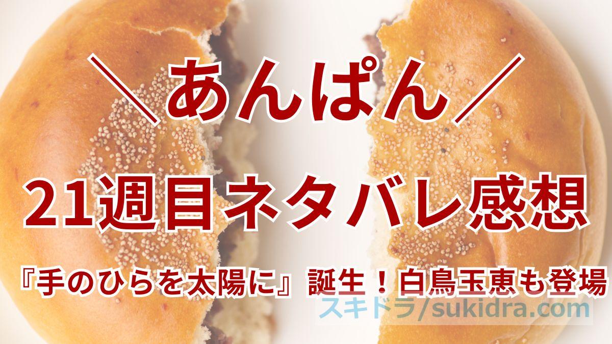 【あんぱん21週ネタバレ】手のひらを太陽に誕生!のぶ家出&嵩の再起、白鳥玉恵が登場